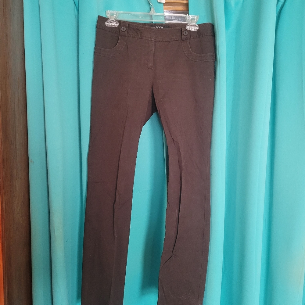 Brown Skinny Pants Body By Victoria Christie Fit Size 6